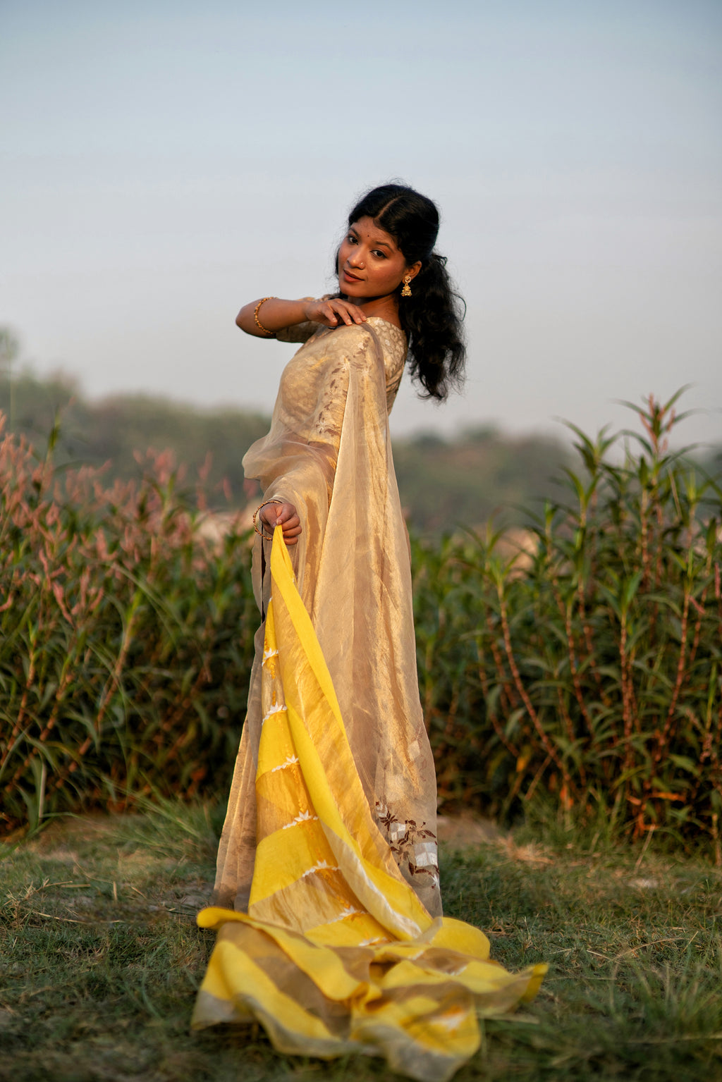 Peet Phulkari Dupatta