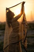 Kanak Phulkari Saree