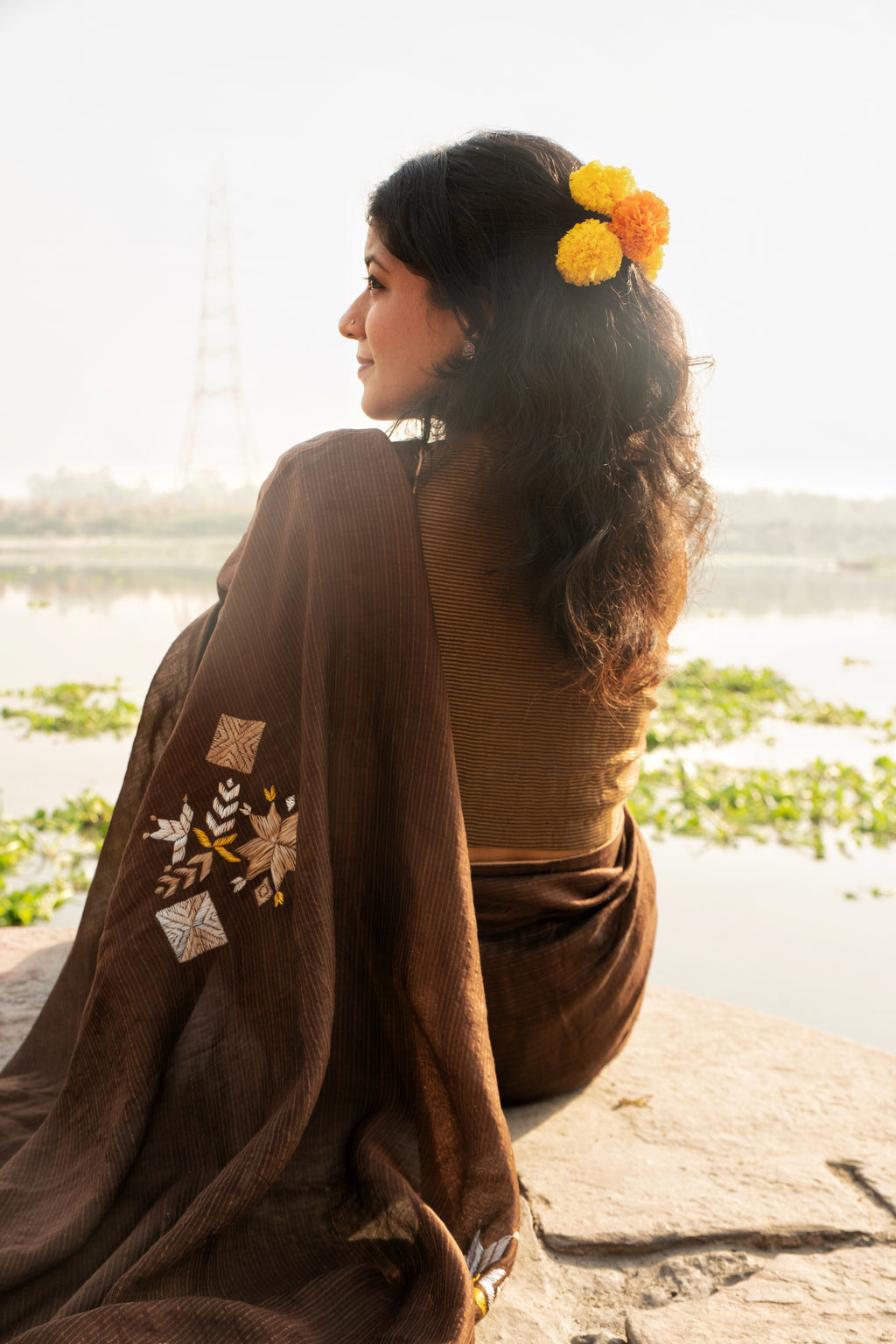 Mridu Phulkari Saree