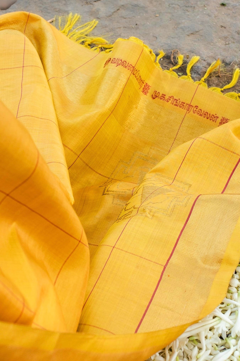 Samandi Kanjivaram Saree - Natural Dyed
